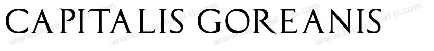 Capitalis Goreanis字体转换